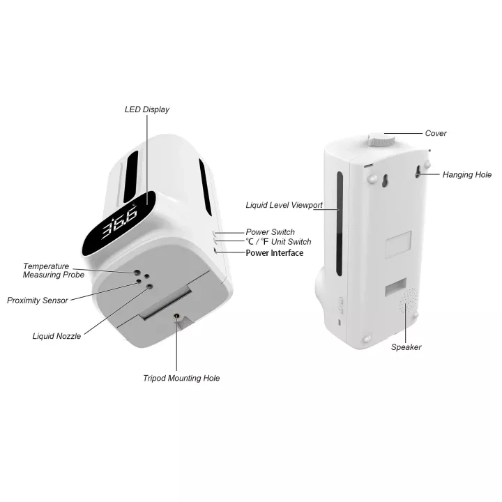  Настенный k9 pro plus термометр для мытья рук с автоматическим сенсором из алкоголя дозатор жидкого мыла сканер температуры
