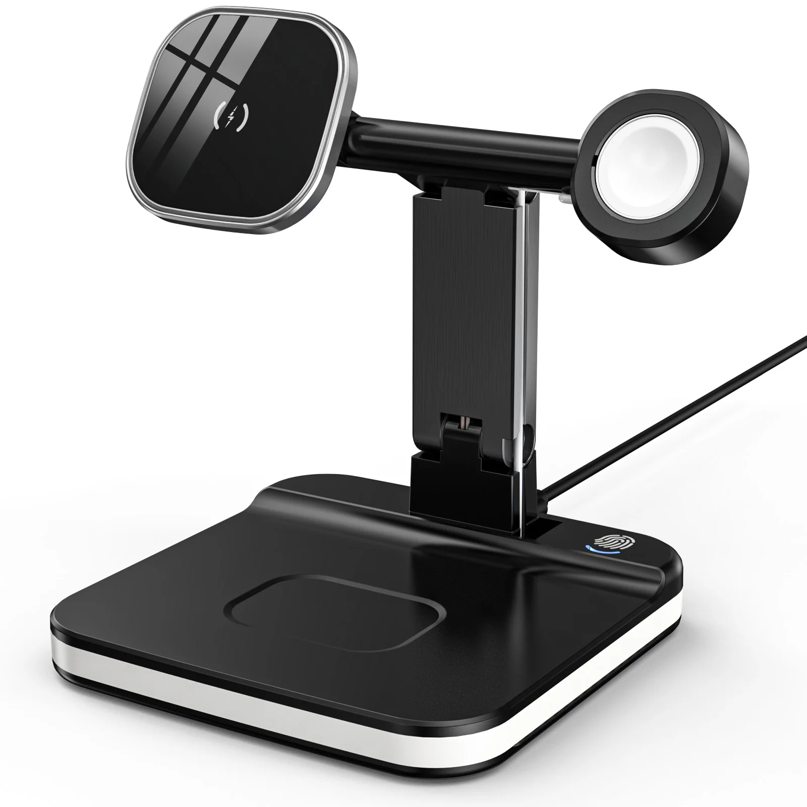 magnet  3 in 115w 3in1 Fast Phone Chargers Magnetic Qi Stand Samsung Mobile Station 3 In 1 Wireless Charger