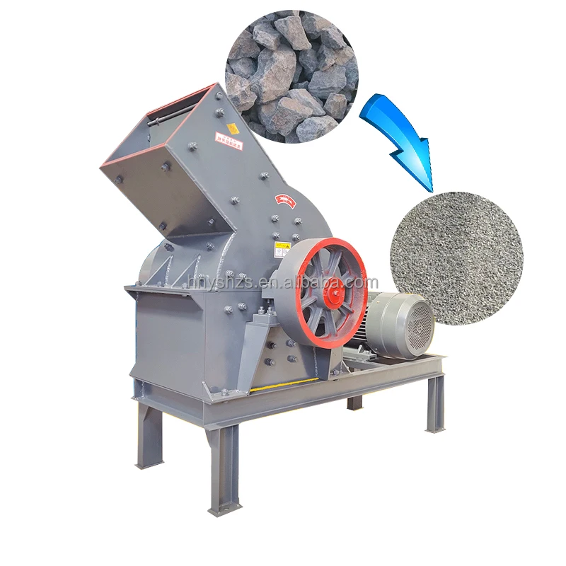 portable glass crusher machine skid steer rock mobile tyre crusher crawler hammer crusher