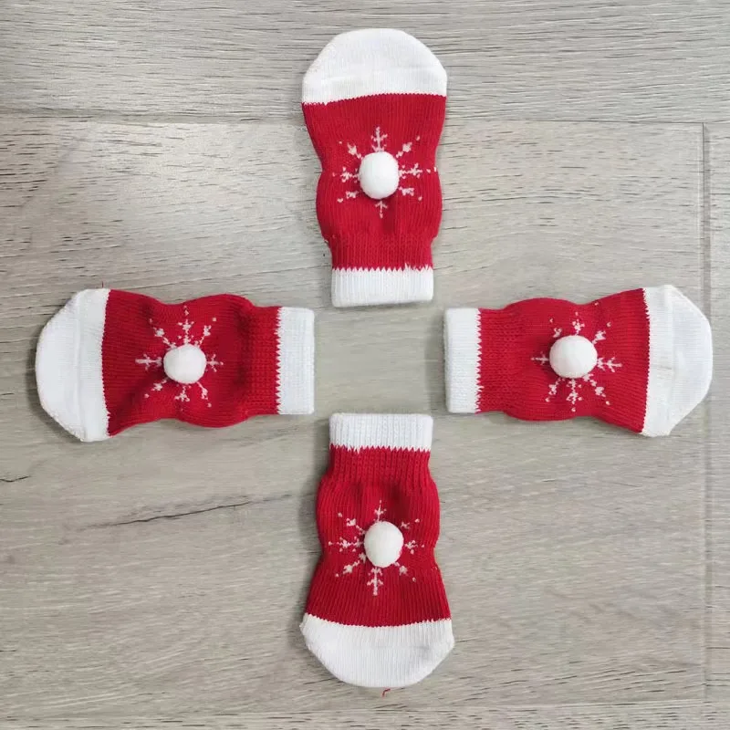 Hot Christmas floor pet dog socks