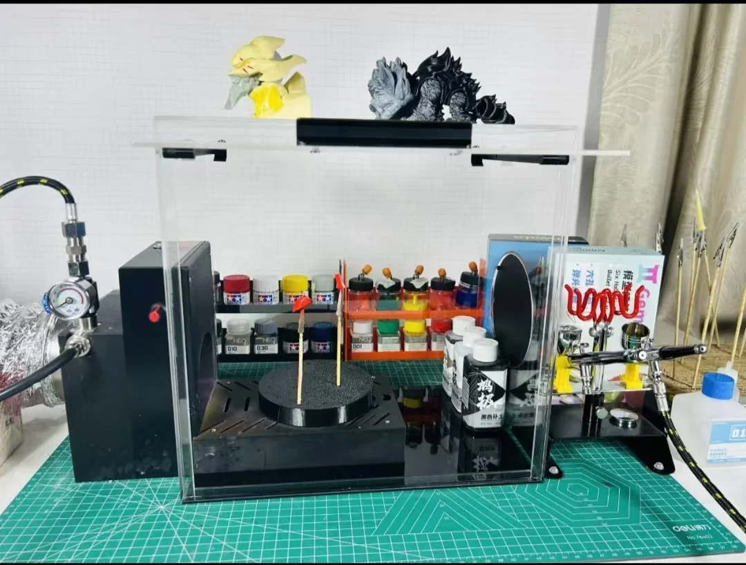 Paint Sprayer X7 Acrylic Display Spraying Table Machine Gouda Model Spray Extraction Fan for Furniture,Cabinet, Fence,Wall,Door