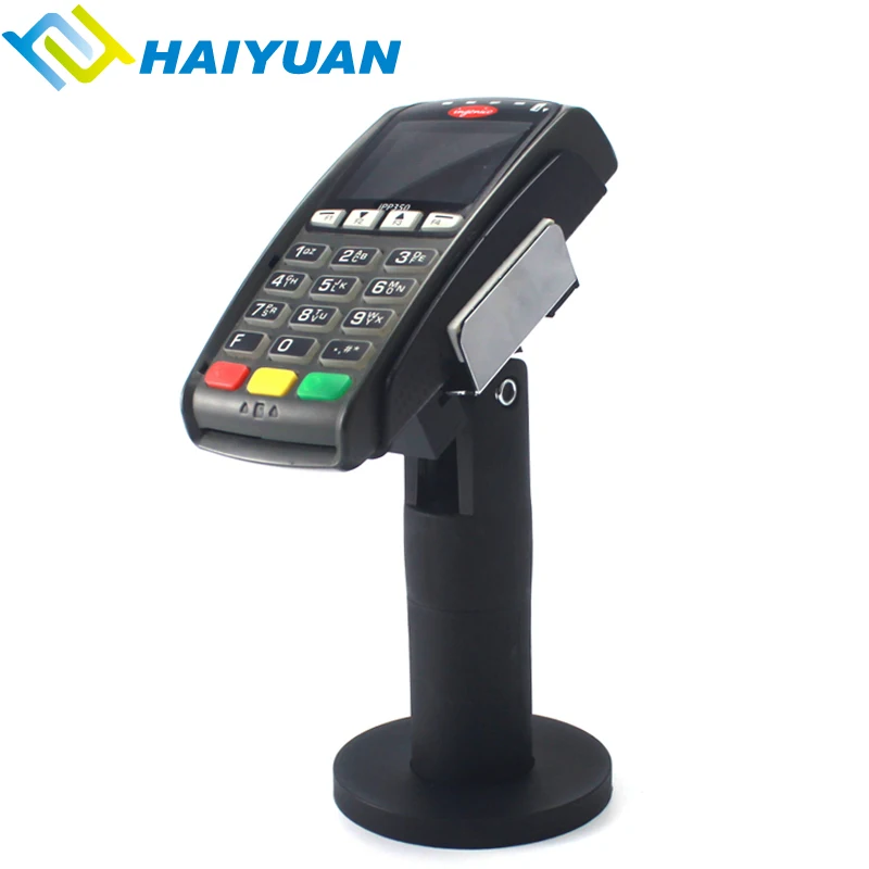 Metal 270 degree rotatable credit card transaction POS machine terminal stand holder