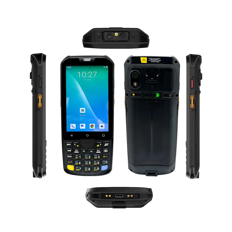 JINGXIN pda rug handheld rfid pda for sale,pda android scanner with USB WIFI BLUETOOTH