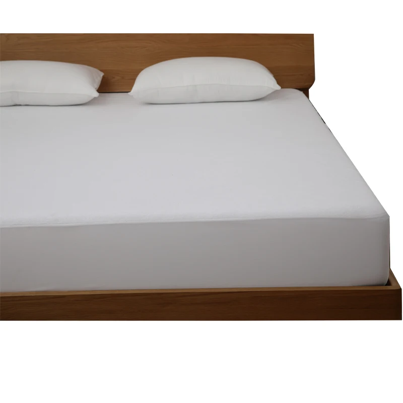 Terry Cloth Mattress Protector Mattress Pad Protector Cover  Waterproof Mattress
