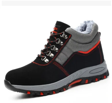 Zapatos de seguridadnew модные сталь носочная часть выдерживает максимальную нагрузку для промышленности защитная обувь из натуральной