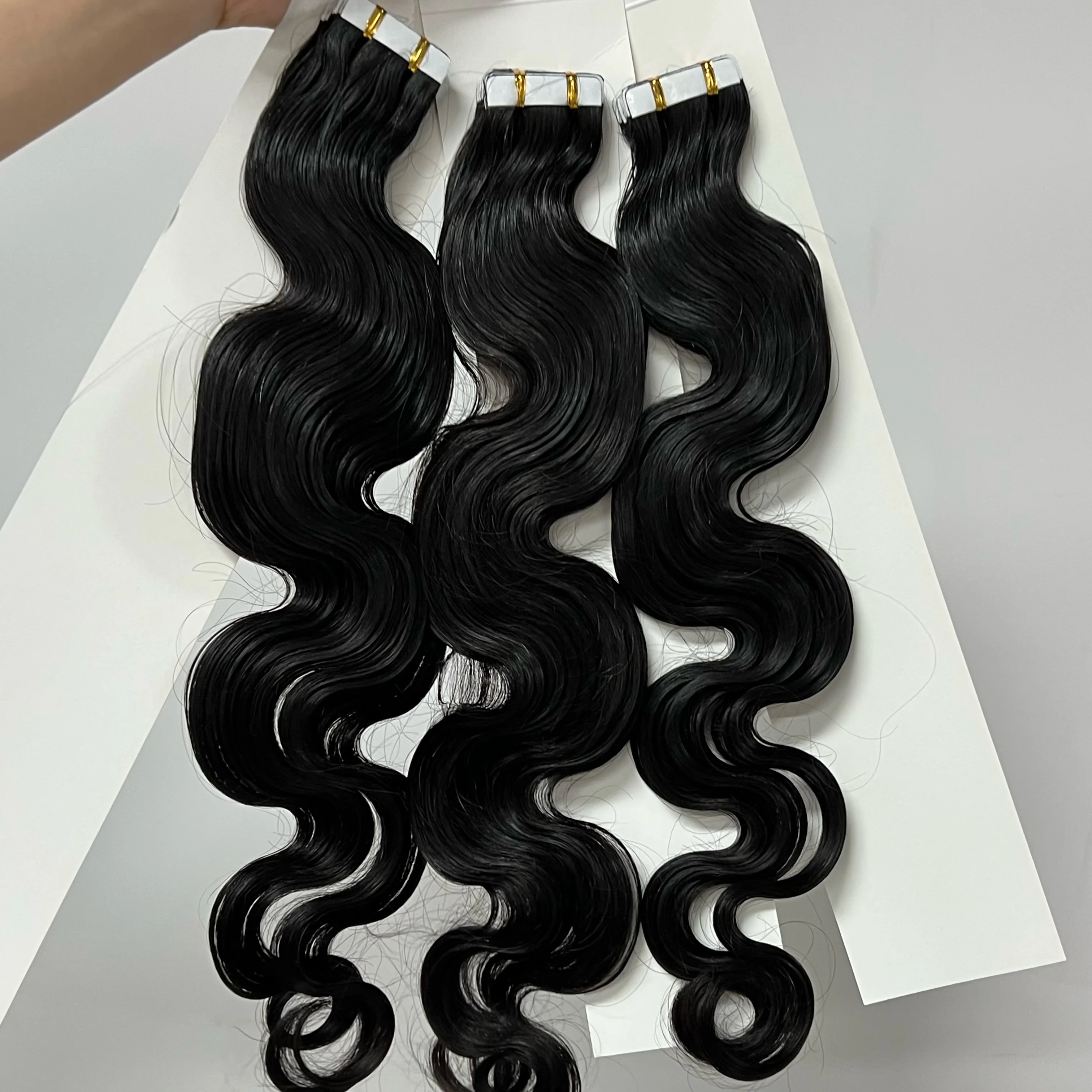 Wholesale remy tape hair high quality tape in human hair extensions