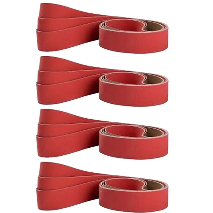 Manufacturers supply 2x72 manual kitchen knife polish ceramic sanding grinding belt belts