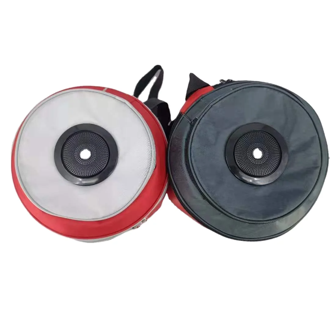 OEM PVC Waterproof Backpack Cooler Bag with Built-In Rechargeable Wireless Bluetooth Speakers Soft Insulated PVC Cans Lunches