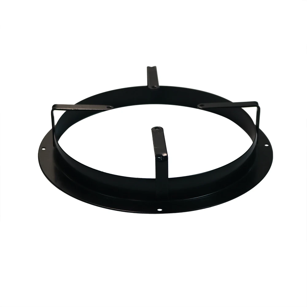 High Quality Black 49mm Height Round Flange Customized Integral Flange Lap Joint Flange