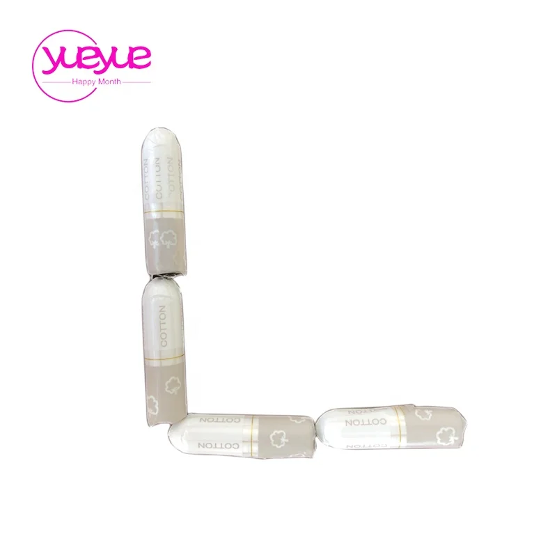 Wholesale 100% organic biodegradable private label cotton tampons