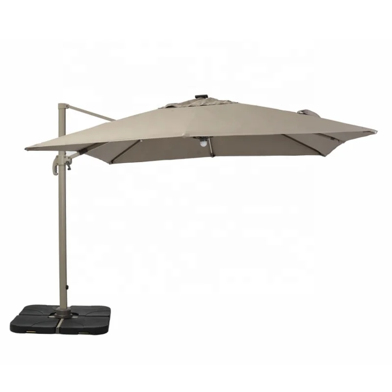
Hot Sale Professional OEM Factory Outdoor Furniture Patio Restaurant Garden Parasol With LED 
