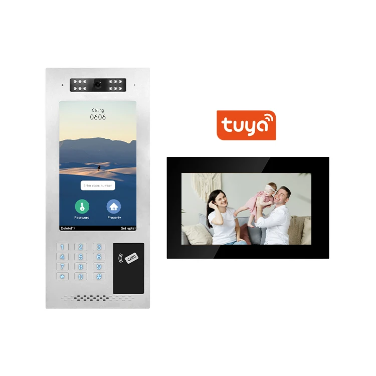 10.1 inch HD camera Video Door Bell With Monitor IP Video Intercom System Door Phone Support Tuya app