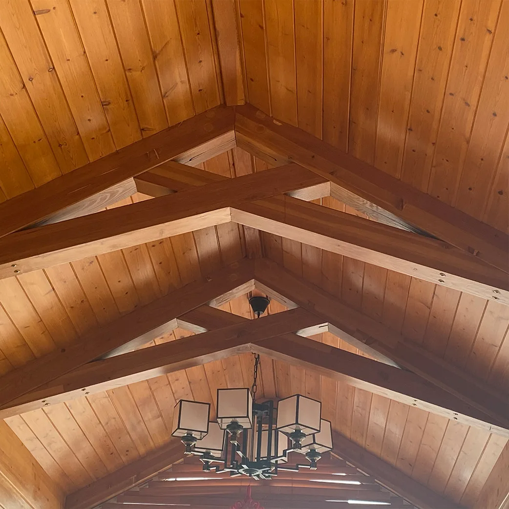 Wooden House Kit China / Prefab Summer House Design Luxury Chalet