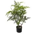 Artificial plant Home Artificial Potted Plants Trees Bonsai Rubber Leaves Plastic tree Leaf Decorative indoor tropical