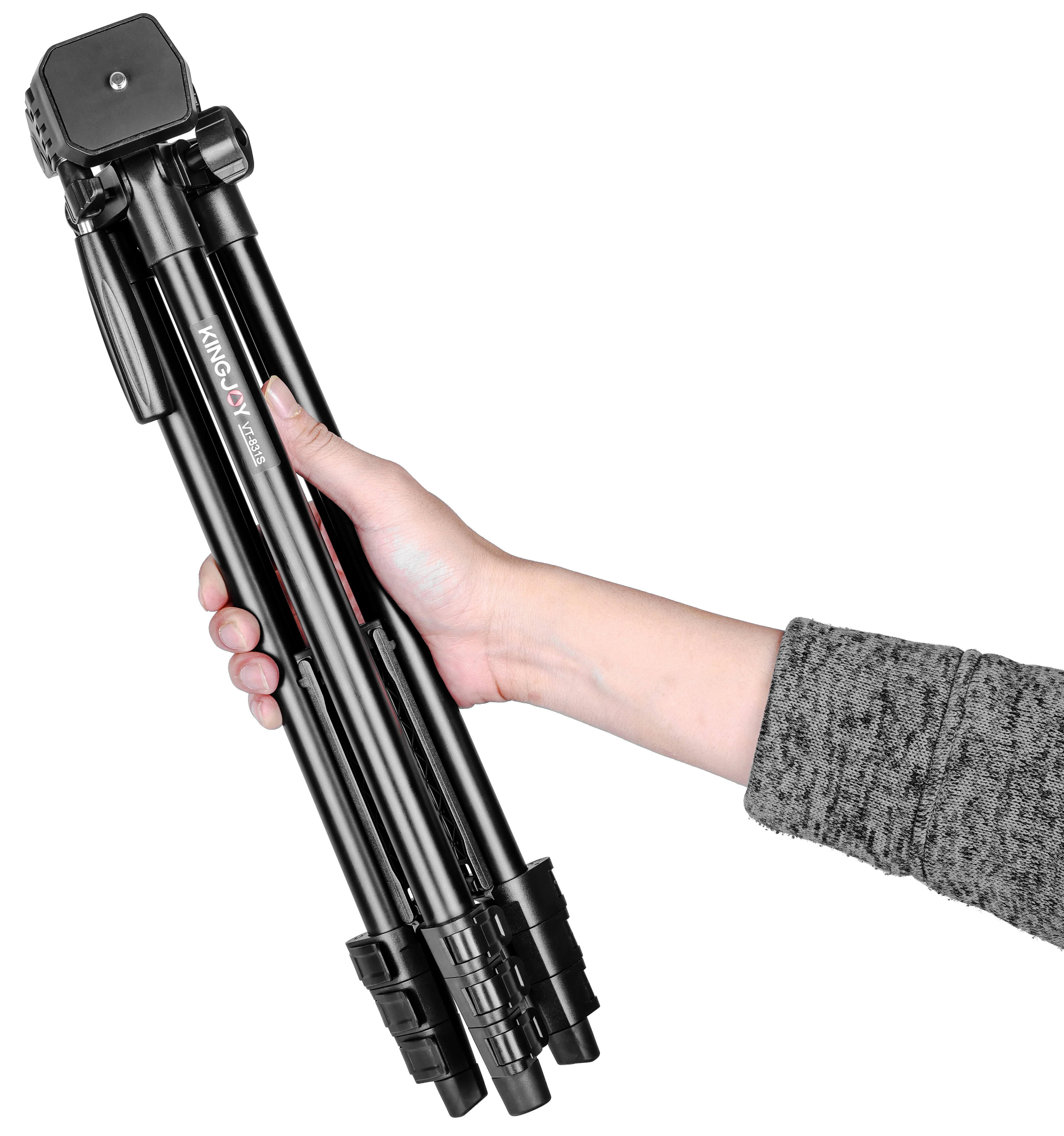 Kingjoy 60' Camera Phone Tripod Stand For Canon Nikon DSLR