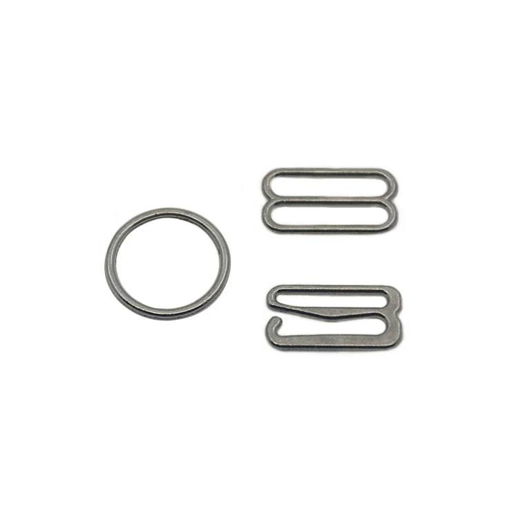 Factory Price Lingerie Sewing Crafts Alloy Metal Underwear Bra Sliders Ring Hook 15mm