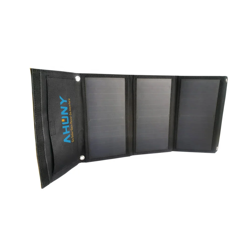 
21w solar charger quick charge technology mppt over voltage current charging protection for smartphone powerbank hiking climb rv 