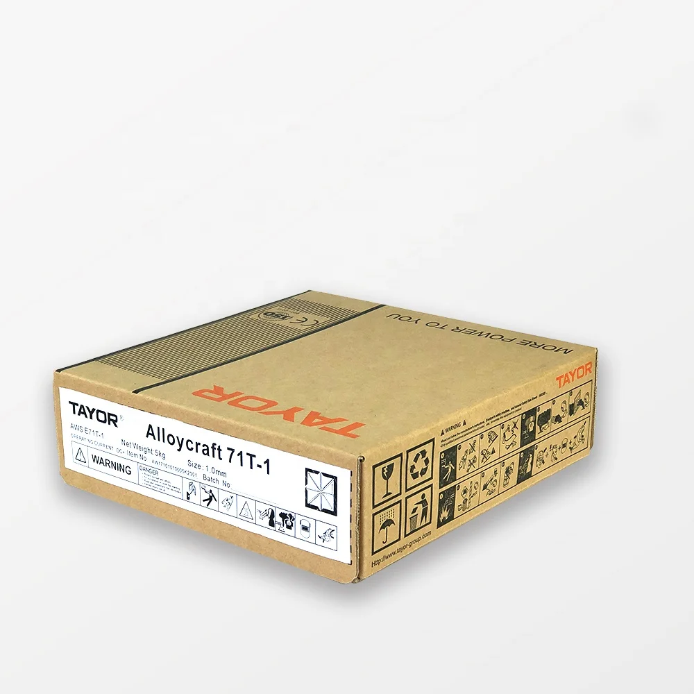 AWS E71T-1 1 2 мм 15 кг/катушка MIG флюс-сердцевина сварочные провода Alloycraft 71T-1