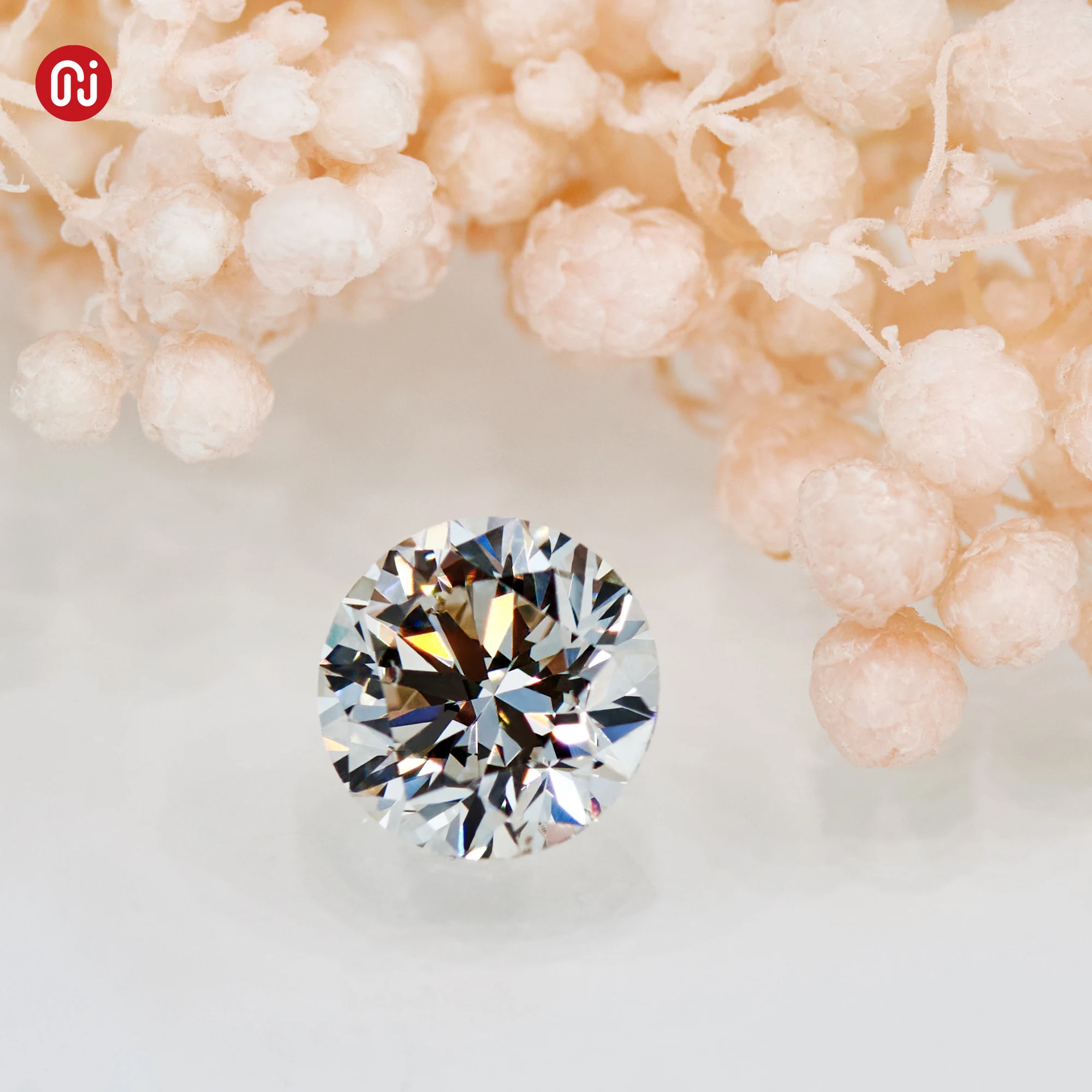 GIGAJEWE White Colors Round Cut 0.92ct  I color SI1 Clarity  Diamond with IGI Certificate CVD Diamond Polished