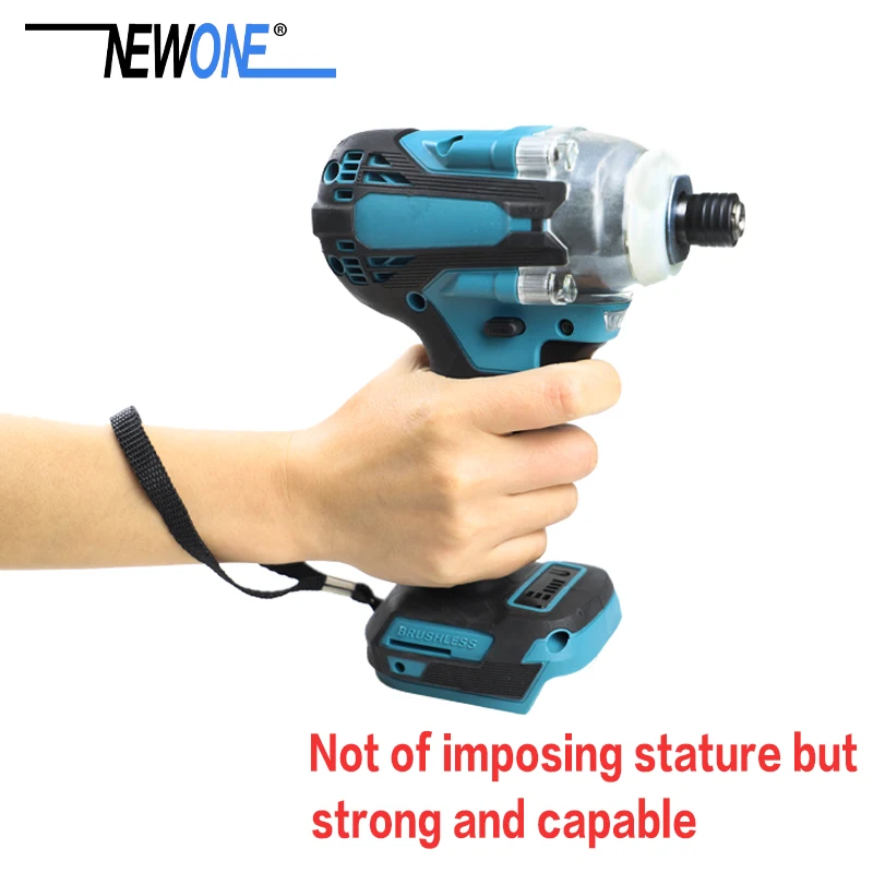 NEWONE Brushless Electric Screwdriver Cordless Brushless Power Tool Rechargeable Drill Driver LED Light for Makita 18V Battery