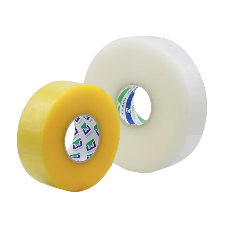 China wholesale price bopp packing tape clear opp printed adhesive tape jumbo roll