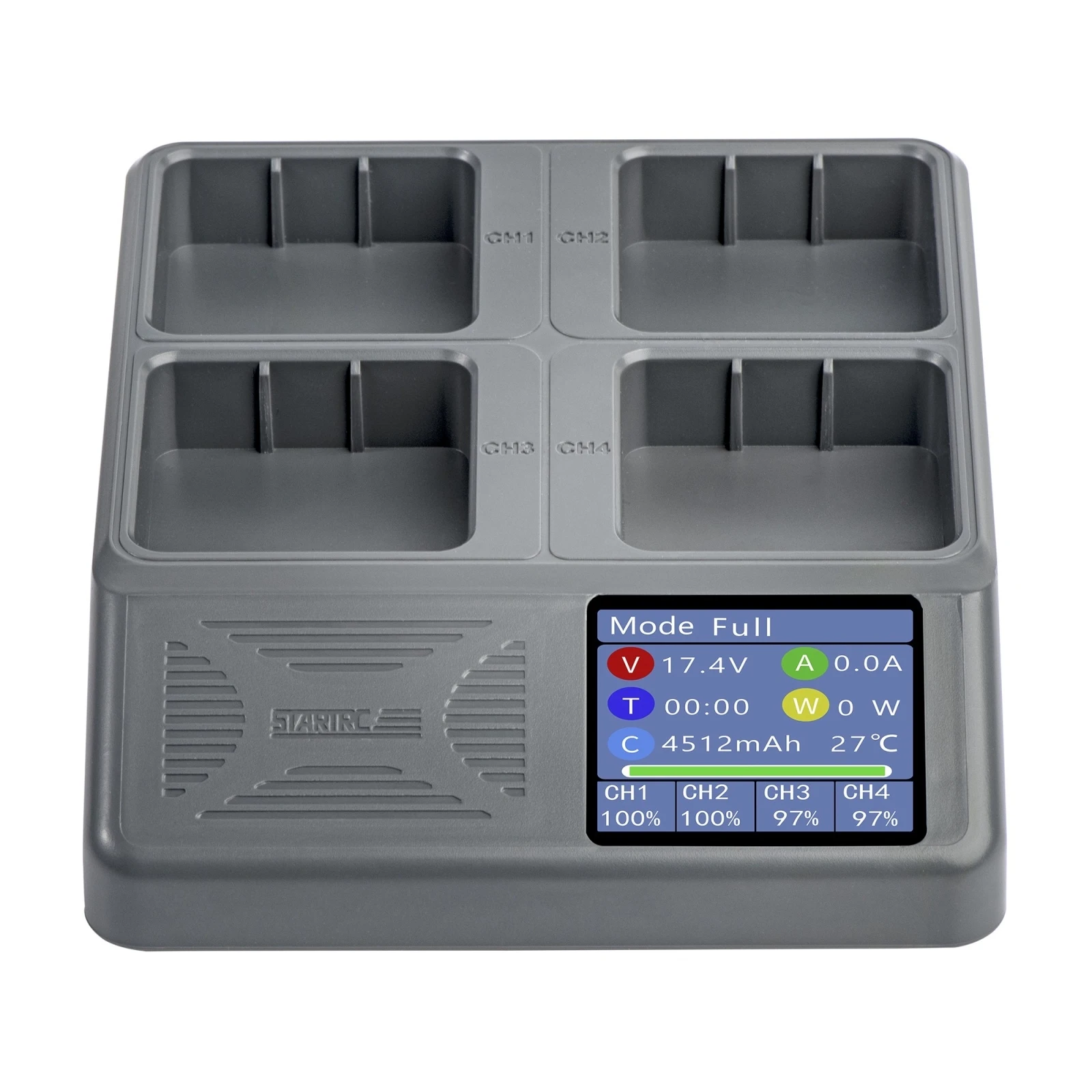 4 in 1 Drone Charging power station 65W USB-C PD fast charge state monitor Color Screen Battery Charger with For DJI Mavic 3 Pro