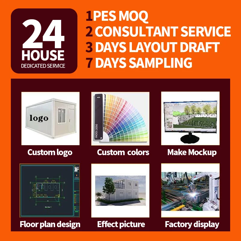 Cbox Flat Pack Container Low Cost and Easy Assemble Prefab Container House in USA Villa Sentry Box Guard House Toilet Hotel