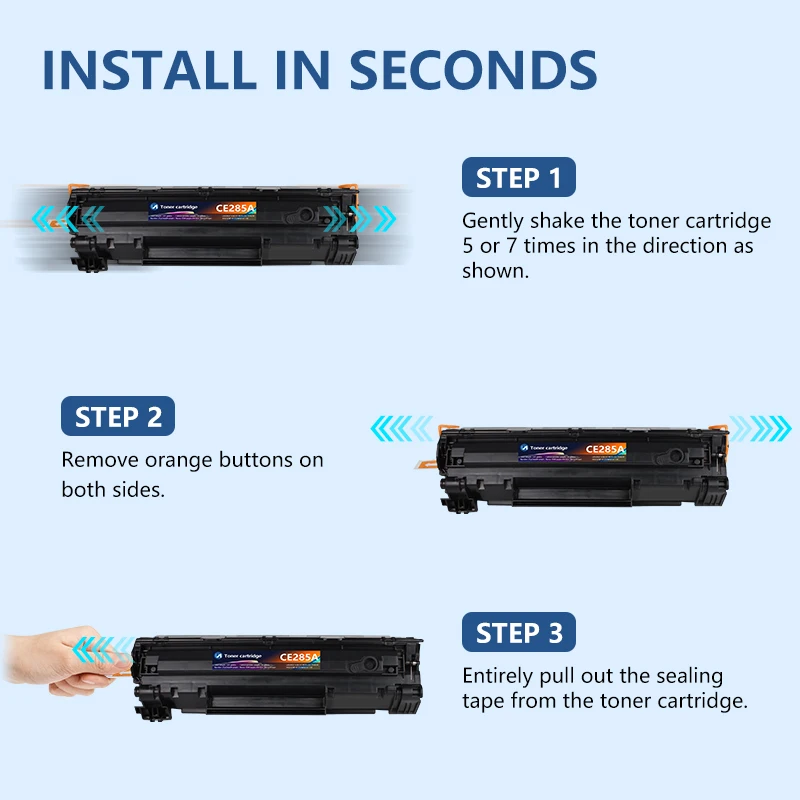 CE285A for HP Toner cartridge Compatible  LaserJet P1102w  P1100 P1102 M1212nf M1217nfw M1132  285A CE285A 85A