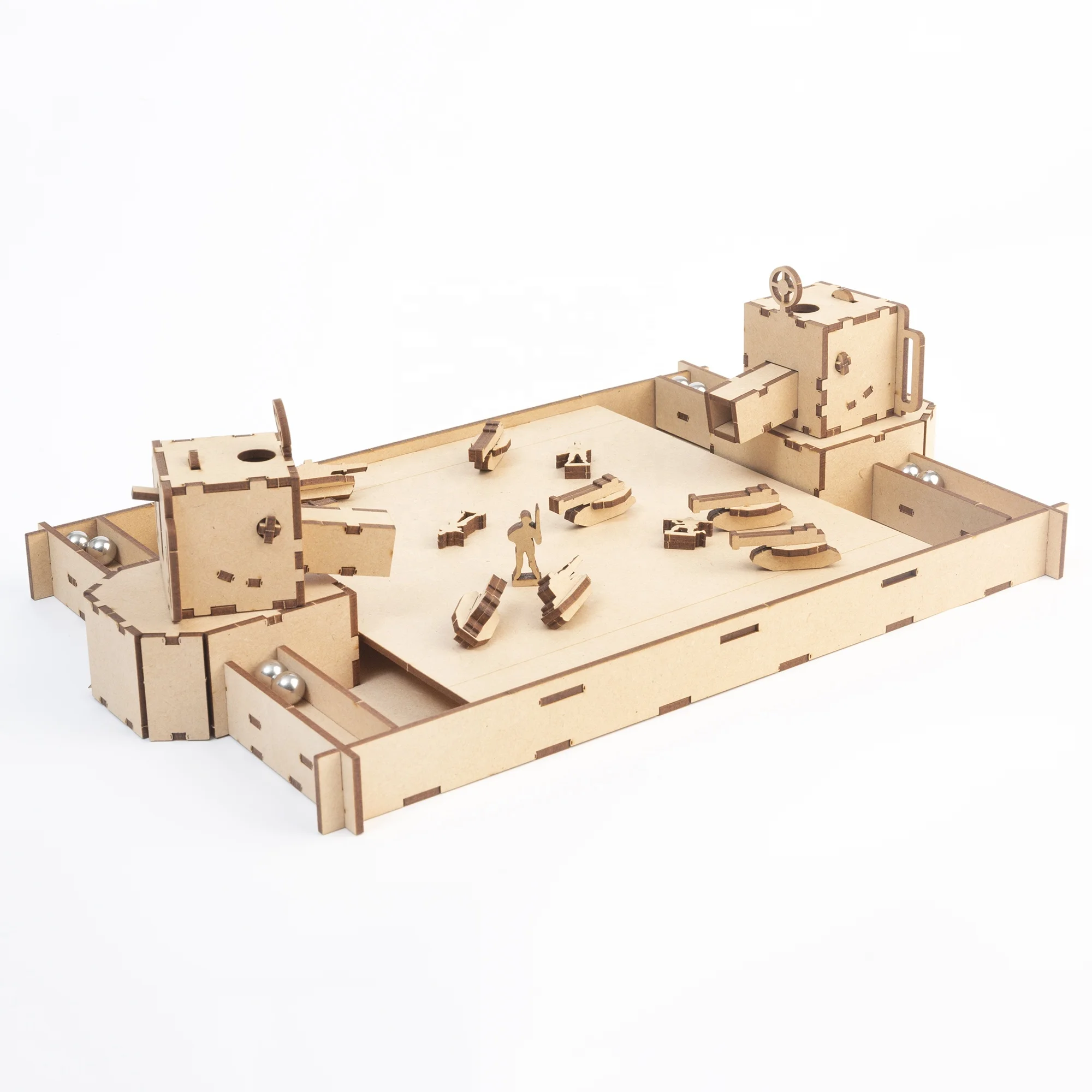 Factory Original Design Tank Battle Board Games Family Game Wooden Toy for Children