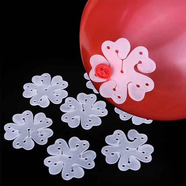 Amazon hot selling balloon Plum blossom Clip Combine 5 Balloons to Flower Shape Wedding Birthday Balloon Accessories