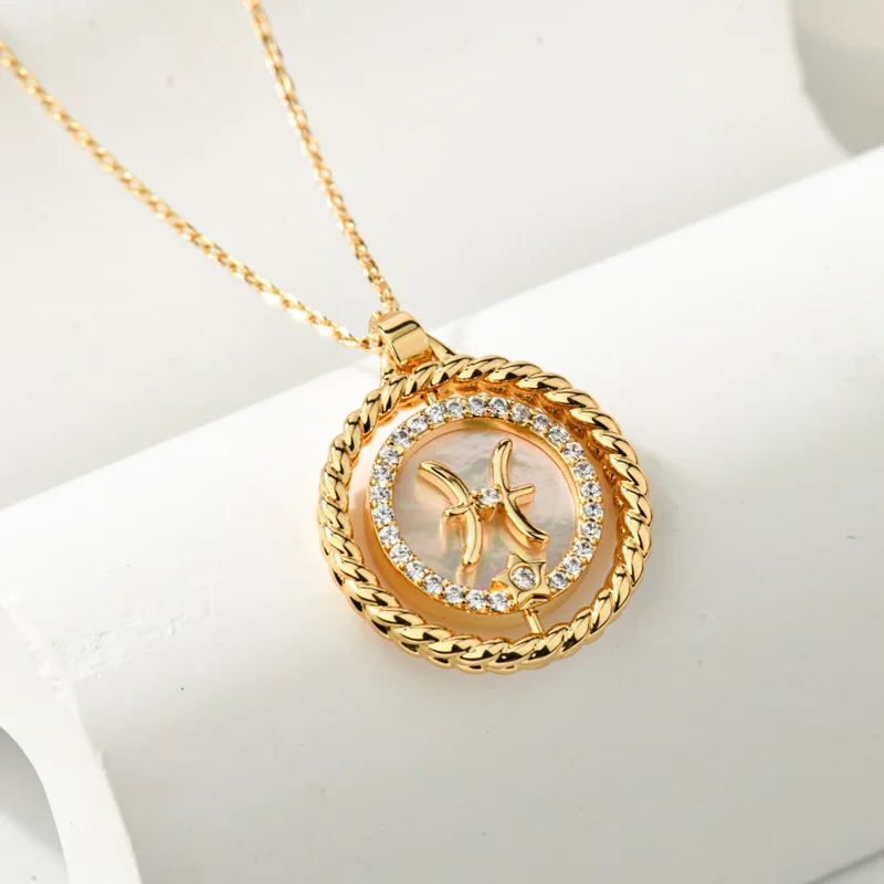 Vintage Aesthetic Classic Stainless Steel Gold Chain Floral Pendant Necklaces Goth Oval Shape Rose Necklace For Women