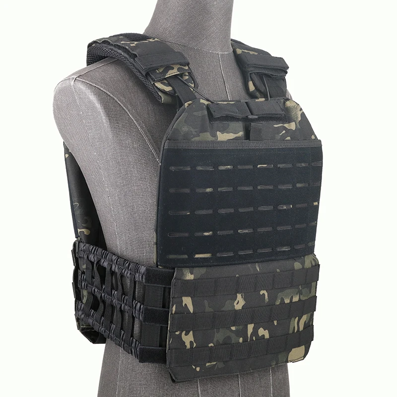 
Laser cut molle plate carrier vest crossfit tactical vest 