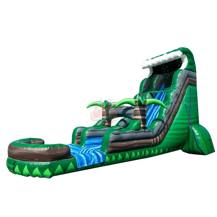 20 Feet Inflatable Bounce House Water Slide For