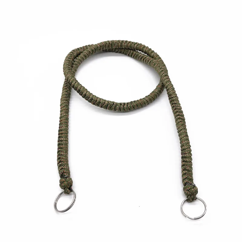 Online wholesale nylon rope weave camera neck strap handmade survival paracord camera shoulder strap