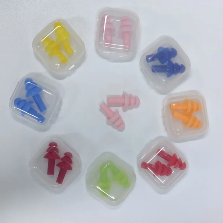 32dB Reusable Silicone Ear Plugs for Sleeping Noise Cancelling Earplugs