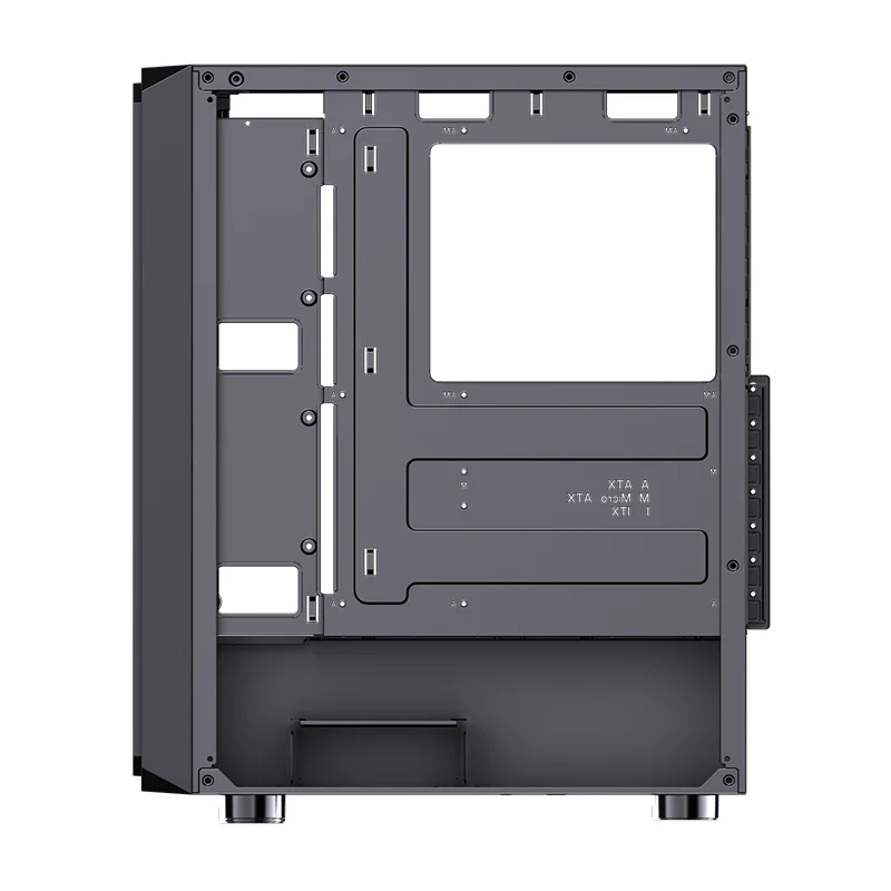 LOVINGCOOL OEM/ODM Hot Sale Mid Tower PC Computer Case Mesh Front Panel M-ATX Gaming PC Case With Tempered Glass Side Panel