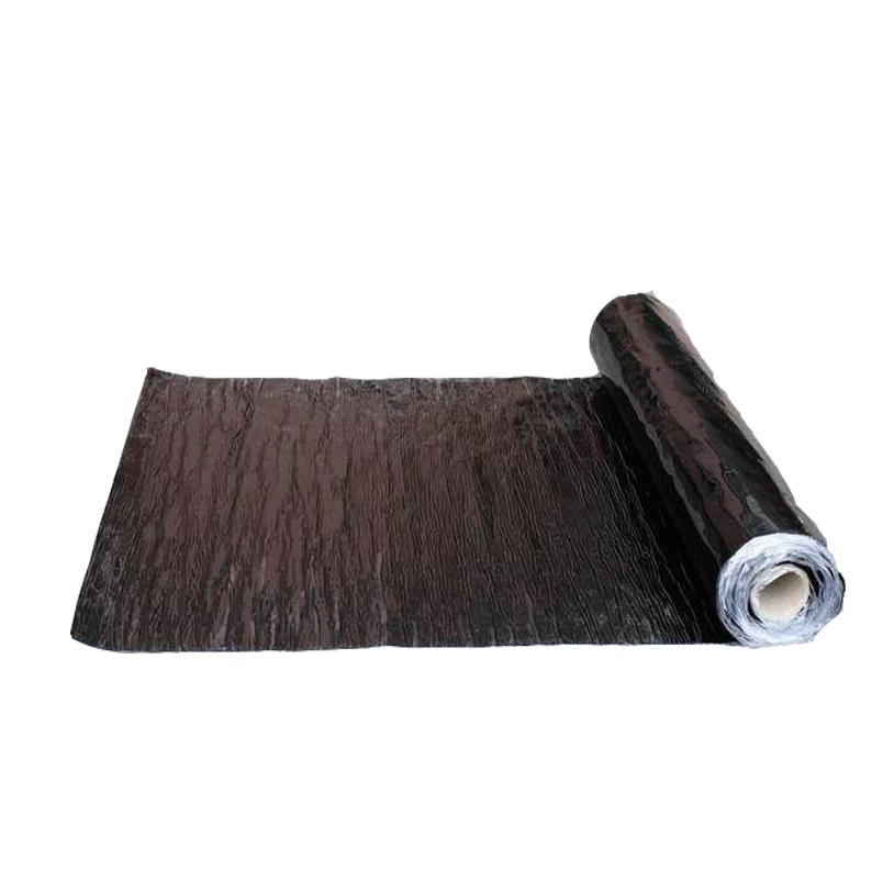 Self adhesive bitumen roofing felt for waterproofing sealing