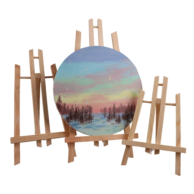 2022New Wooden Kid Drawing Easel Retractable Portable Standing Ease Professional Artist Easel Easel Sets