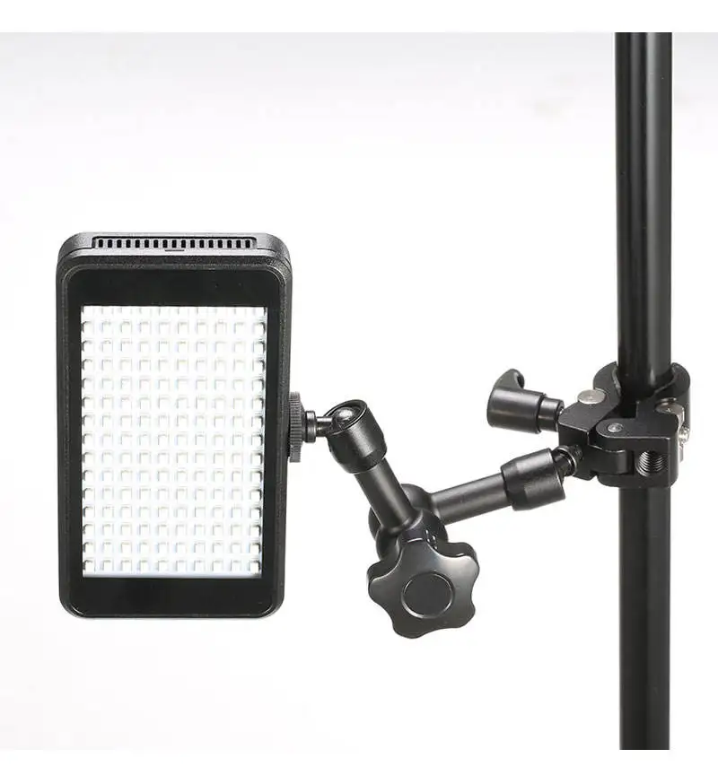Multi -functional Super Clamp Variable Friction Magic Arm with Camera Bracket for mounting LED Light Camera DSLR.jpg