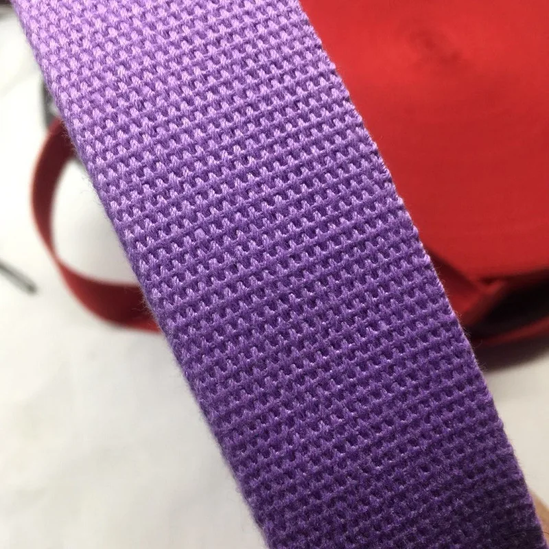 High Quality Wholesale 2.2mm Thickness Cotton Webbing For Clothes Acceptable Customization