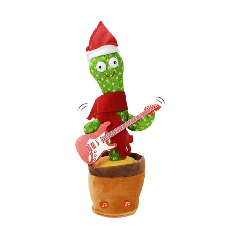 Talking Cactus Dancing Toys Speaking Repeat Electronic Rechargeable Plush Toys Twisting Singing Dancer Wireless Talking cactus
