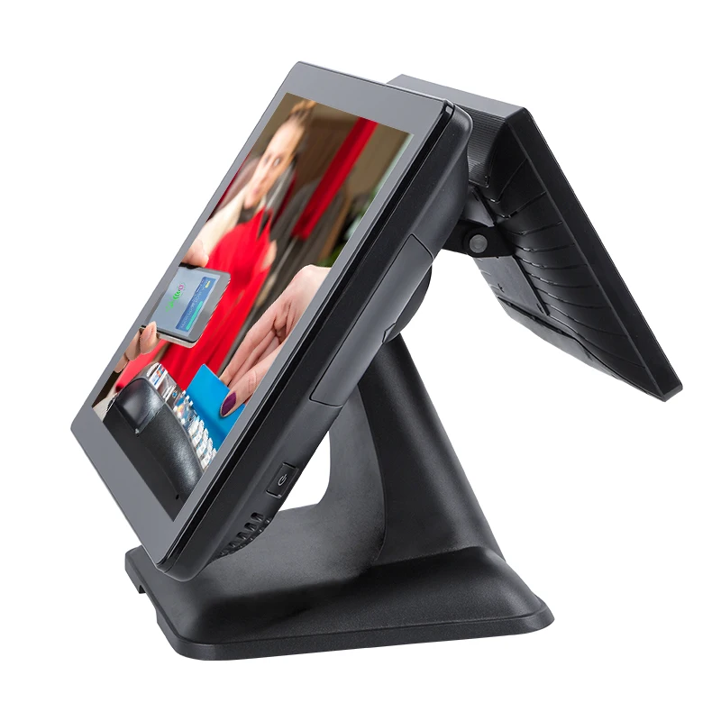 15 inch metal case /POS machine price all in one supermarket POS system cash register self checkout machines