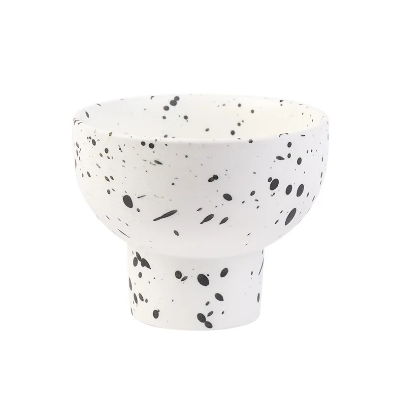 SYL marvelous product fine china home decor dinner ware plates ink splash ice cream bowl china dinner sets online dinnerware