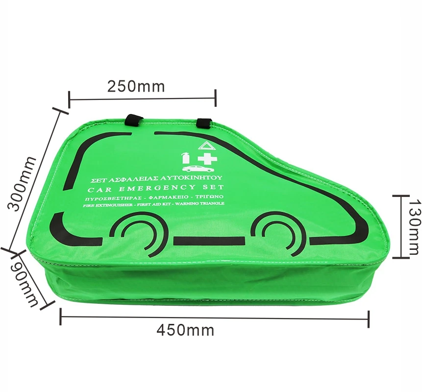 CE Approved Roadside Car Emergency Tools Kit Red Car First Aid Truck Emergency Tool Kit First Aid Kit