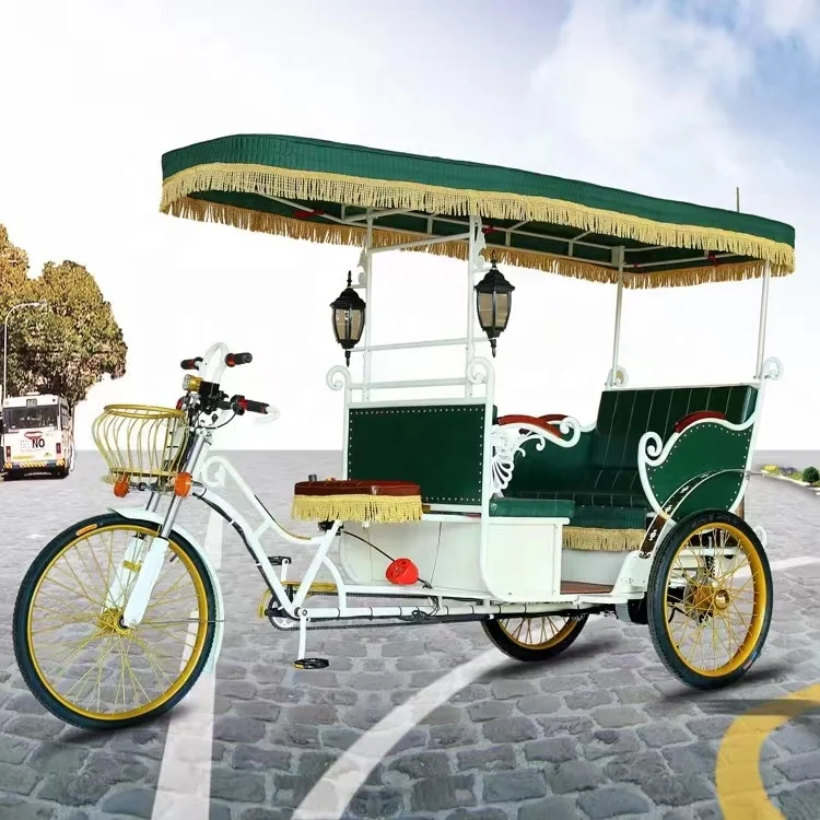 2023 popular new design Wholesale Rickshaw trike Promotion Quick Order New style Battery Electric Rickshaw
