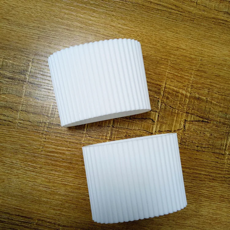 High Quality Silicone Bottle Ceramic Cup Sleeve for Plastic Cups Silicone Glass Cup Band