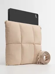 Fashion trendy Light weight waterproof Nylon Puffy Bag laptop carrying case laptop case with strap