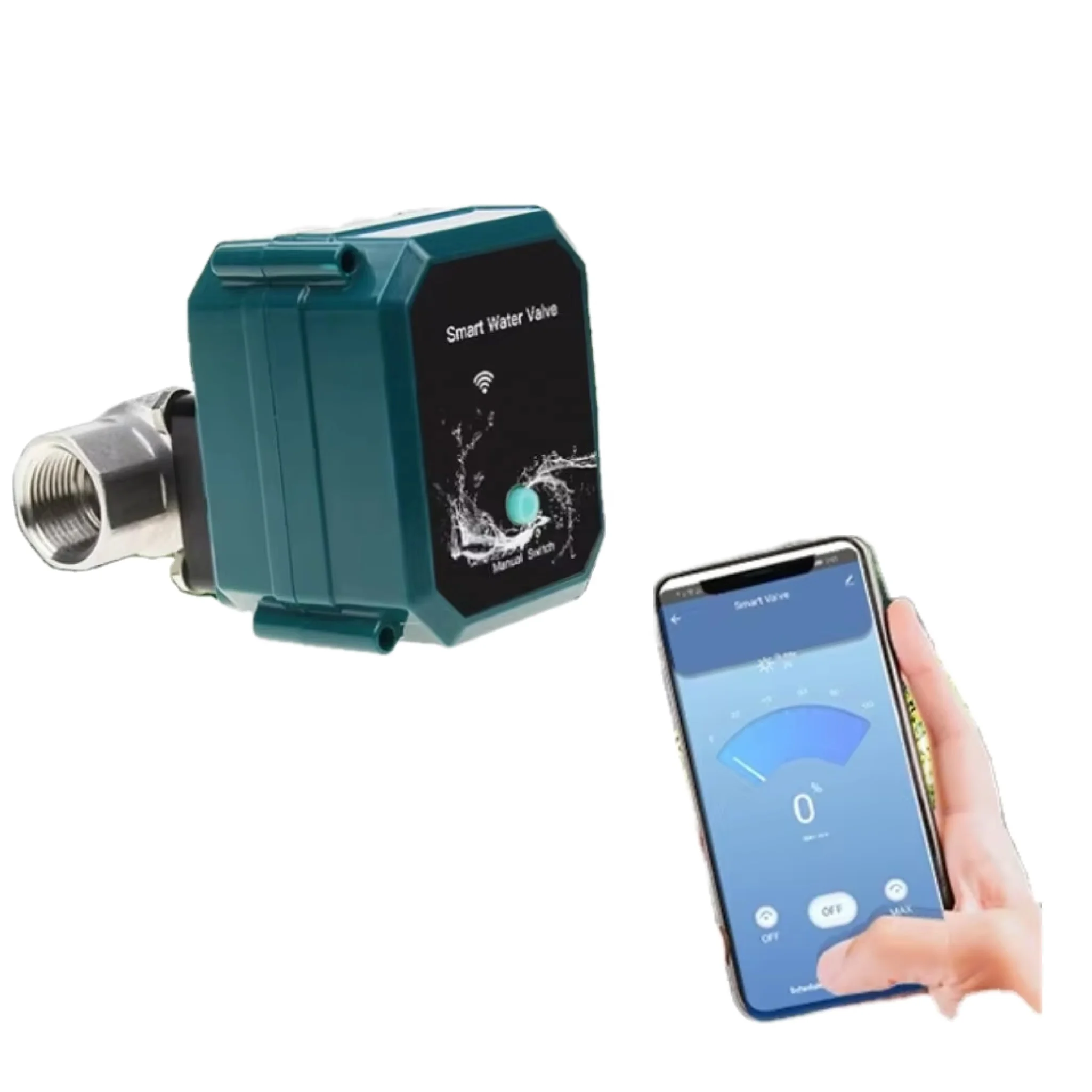 WiFi Electric Ball Valve Wireless APP Remote Control DN8~DN32 High Temperature Resistance Long Life Water