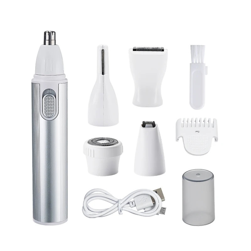 Профессиональный перезаряжаемый электрический триммер для бровей носа волос многофункциональный