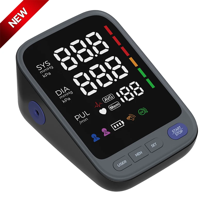 Бытовой Высокоточный Монитор артериального давления для взрослых со светодиодным экраном по низкой цене